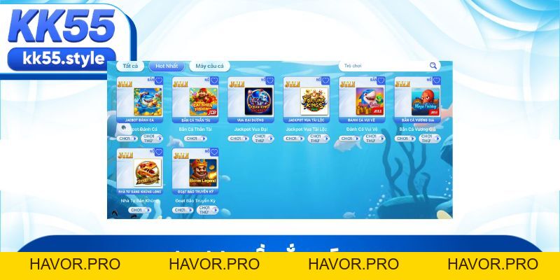 Bắn Cá KK55 Và Hành Trình Chinh Phục Đại Dương Ảo - havor.pro